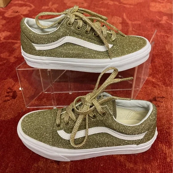 VANS Chunky Glitter Old Skool Womens Shoes - Picture 5 of 16